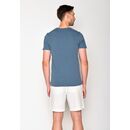 GREENBOMB Herren T-Shirt BASIC Spice ocean stripes L