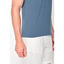 GREENBOMB Herren T-Shirt BASIC Spice ocean stripes L