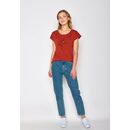 GREENBOMB Damen T-Shirt ANIMAL BIRD BRANCH Cool clay red S