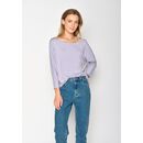 GREENBOMB Damen Shirt 3/4 Arm BASIC Simper lilac XS