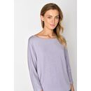 GREENBOMB Damen Shirt 3/4 Arm BASIC Simper lilac XS