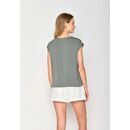 GREENBOMB Damen T-Shirt BIKE SEAGULLS Timid dirty olive S