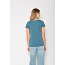 GREENBOMB Damen T-Shirt NATURE HIGH SEA Loves sloppy blue XS