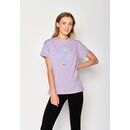 GREENBOMB Damen T-Shirt NATURE HIGH SEA Stop lilac S