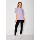 GREENBOMB Damen T-Shirt NATURE HIGH SEA Stop lilac S