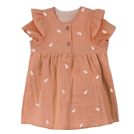 maximo Baby Kleid kurzarm cork washed-magerite