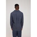 MAZINE Herren Hemd Leinen Classic ink blue M