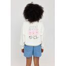 MAZINE Damen Sweatshirt Back Print offwhite/seeds M