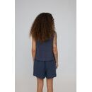 MAZINE Damen Bluse �rmellos Leinen ink blue XS