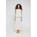 MAZINE Damen Bluse �rmellos Leinen moon XS