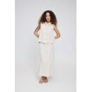 MAZINE Damen Bluse �rmellos Leinen moon XS