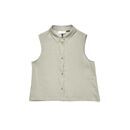 MAZINE Damen Bluse �rmellos Leinen seagrass XS