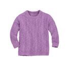 disana Kinder Pullover mit Leinen flieder 86/92
