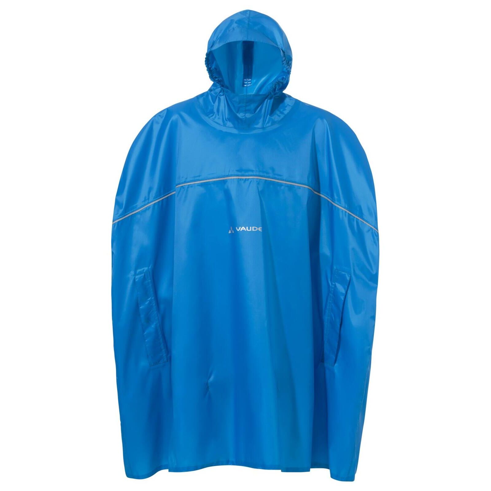 VAUDE Kinder Regenjacke Grody Poncho II radiate blue L