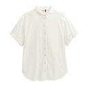 People Wear Organic Damen Bluse kurzarm wei
