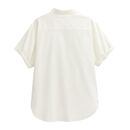 People Wear Organic Damen Bluse kurzarm wei