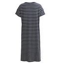 People Wear Organic Damen Kleid Jersey dunkelblau geringelt L