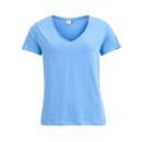 People Wear Organic Damen Shirt kurzarm himmelblau M