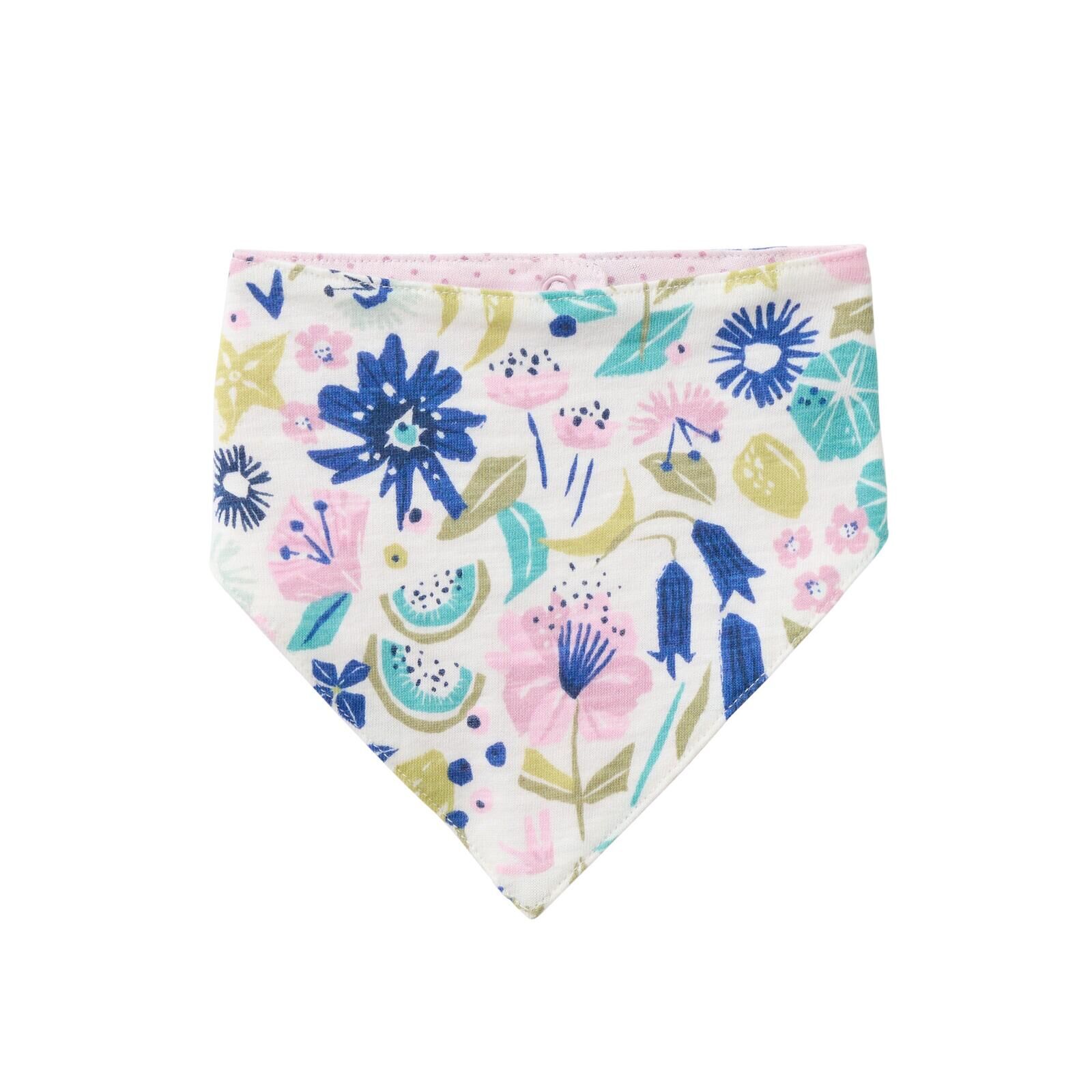 People Wear Organic Baby Dreieckstuch bunt tropische Blüte