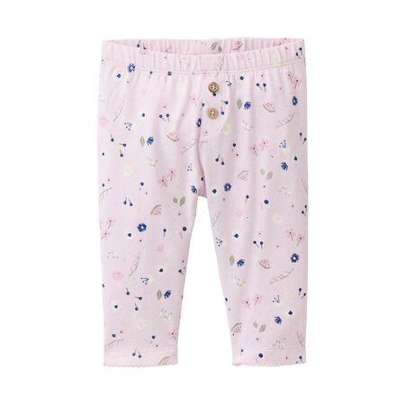 People Wear Organic Baby Hose hellrosa Sommerblumen