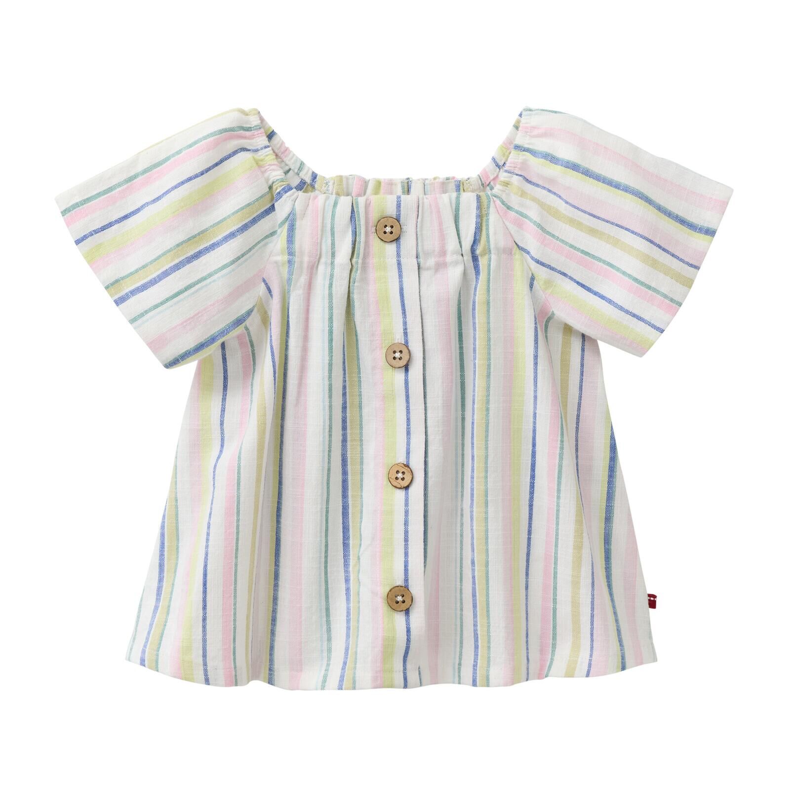 People Wear Organic Baby Shirt kurzarm bunt gestreift