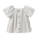 People Wear Organic Baby Shirt kurzarm bunt gestreift