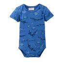 People Wear Organic Baby Body kurzarm royalblau Wassertiere 74/80