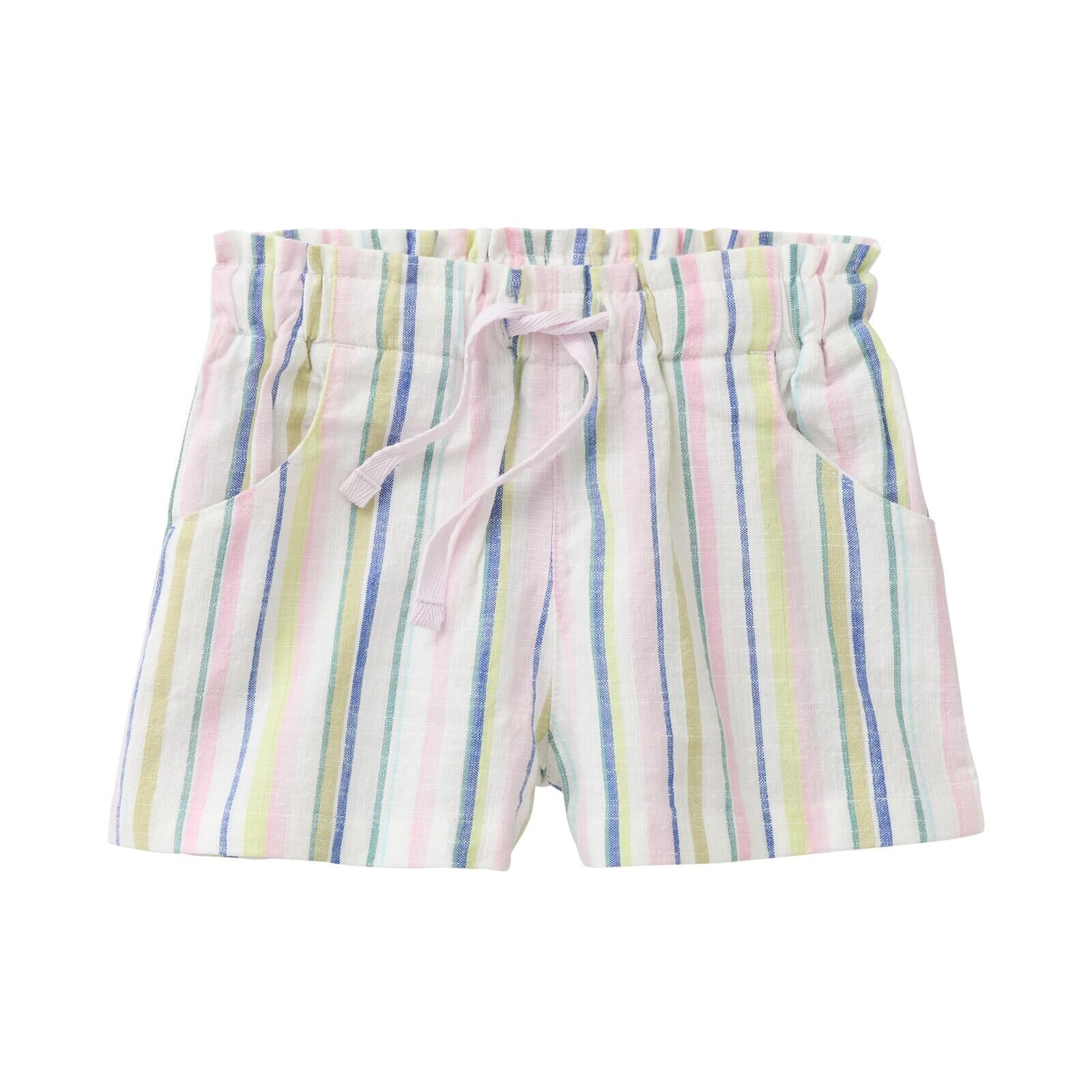 People Wear Organic Baby Hose kurz bunt gestreift 74/80
