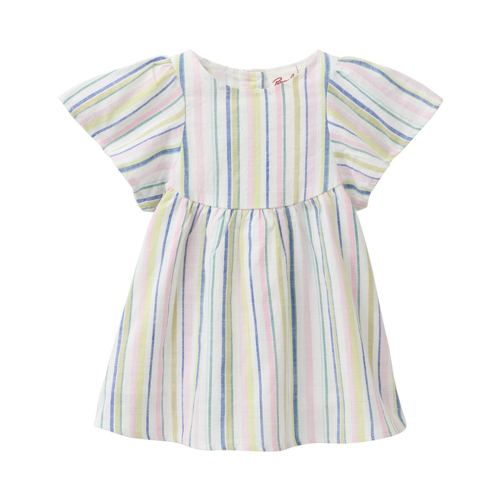 People Wear Organic Baby Kleid bunt geringelt 74/80