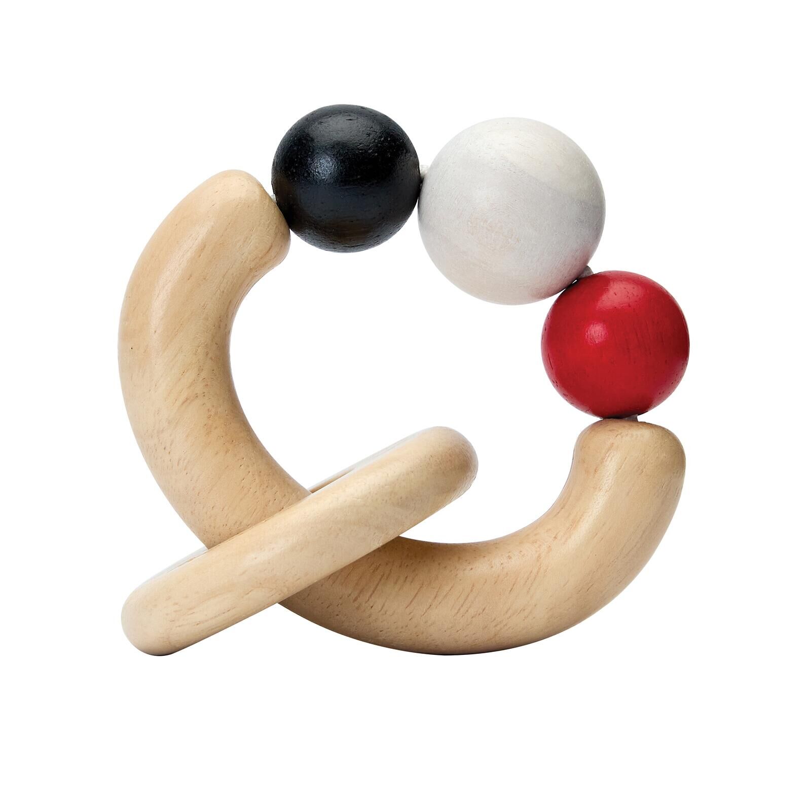 PlanToys Spielzeug Rassel/Greifling Perlen