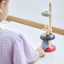 PLanToys Kinder Spielzeug Holz Springender Akrobat