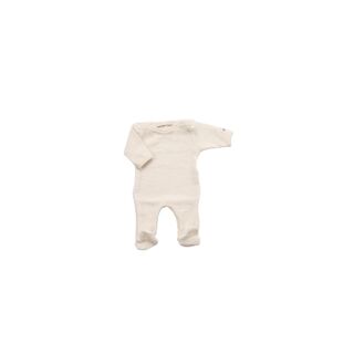 Lilano Baby Anzug mit Fu Wollfrottee-Plsch natur