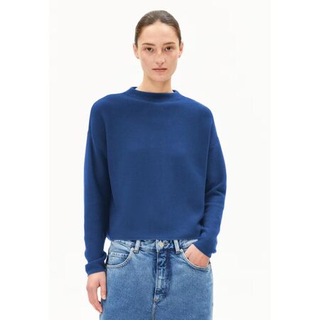 ARMEDANGELS Damen Pullover MERINAA LINKS LINKS dark morning
