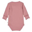msli Baby Body Langarm Cozy me rib frill collar