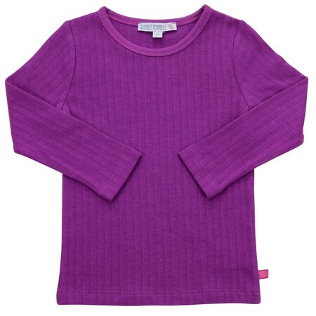 ENFANT TERRIBLE Kinder Langarmshirt Rippe grape