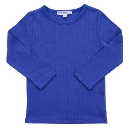 ENFANT TERRIBLE Kinder Langarmshirt Rippe cobalt blau