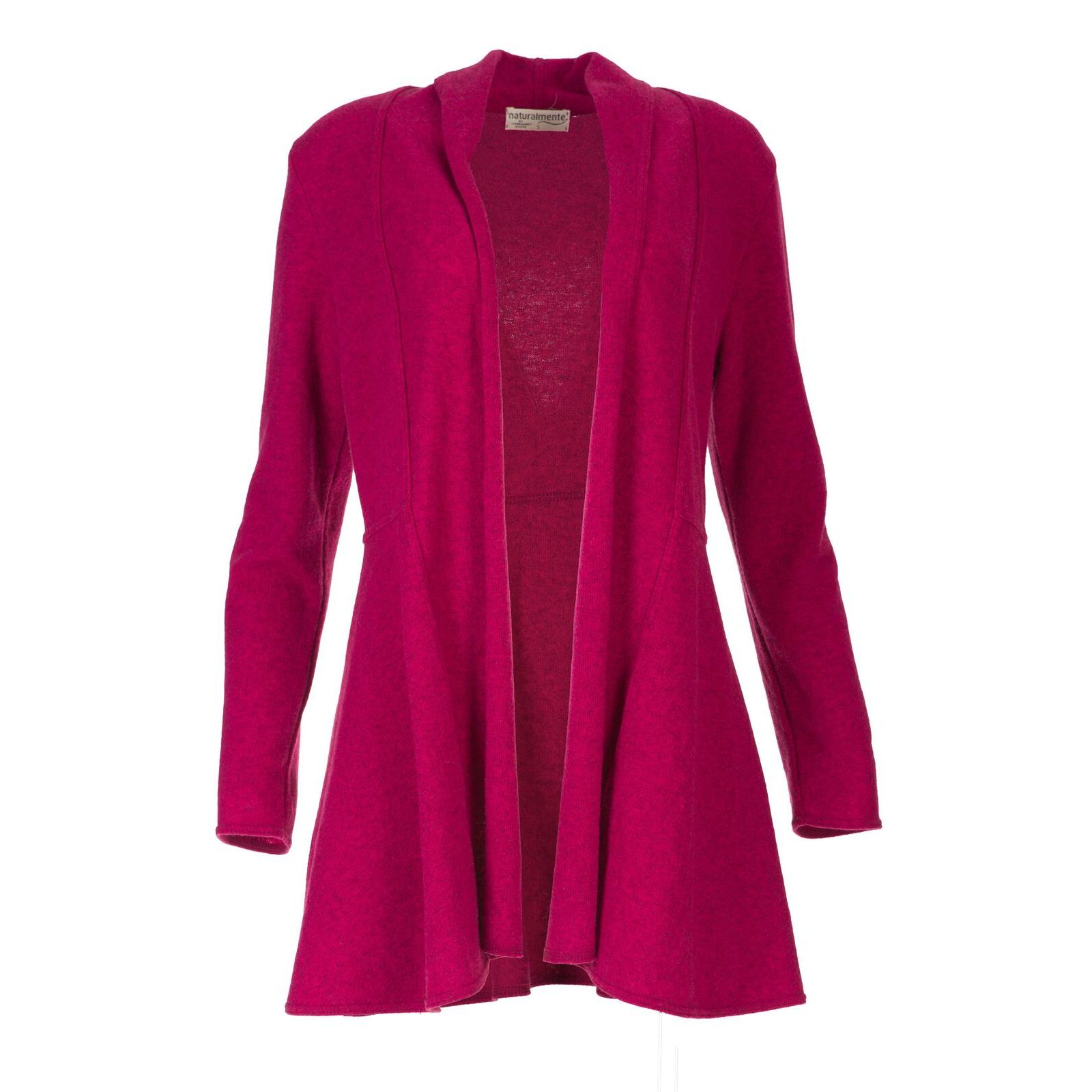naturalmente Damen Jacke lang reine Wolle
