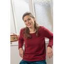 naturalmente Damen Pullover uni wein M