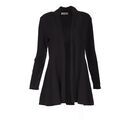 naturalmente Damen Jacke lang schwarz L