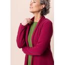 naturalmente Damen Jacke lang heidelbeere L