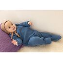 disana Baby Strick-Overall Taubenblau 50/56