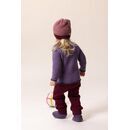disana Baby Pullover Melange Aubergine-Flieder 86/92