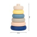 small foot Silikon Stapelturm