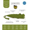 Rabbit & Friends Silikon Taschenlampe Krokodil