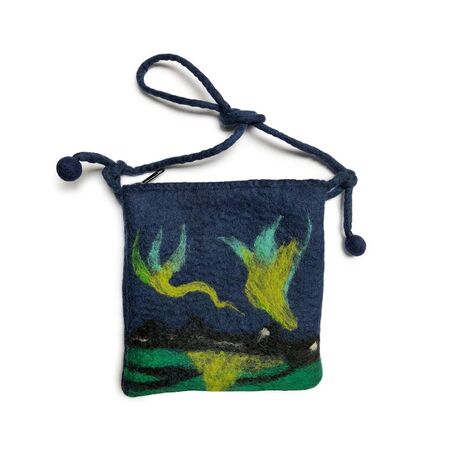 Gamcha Tasche: Nordlichter und See