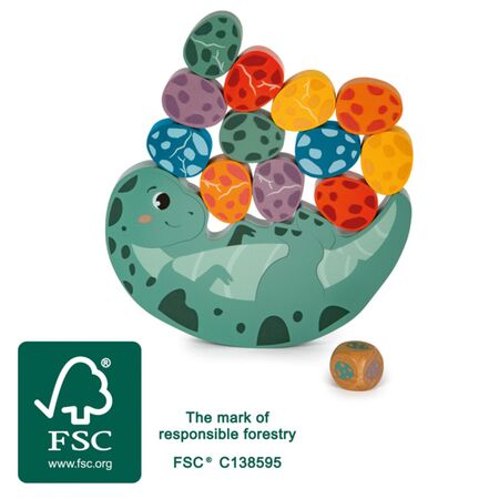 small foot Holzspielzeug: Balancierspiel Dino