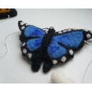 gamcha Girlande: Schmetterlinge orange/blau