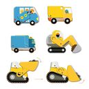 Djeco Bodenpuzzle: Baustelle - 12 + 5 Teile