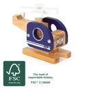 small foot Holzspielzeug: Hubschrauber