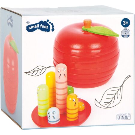 small foot Holzspielzeug: Lernspiel Logisteck Apfel